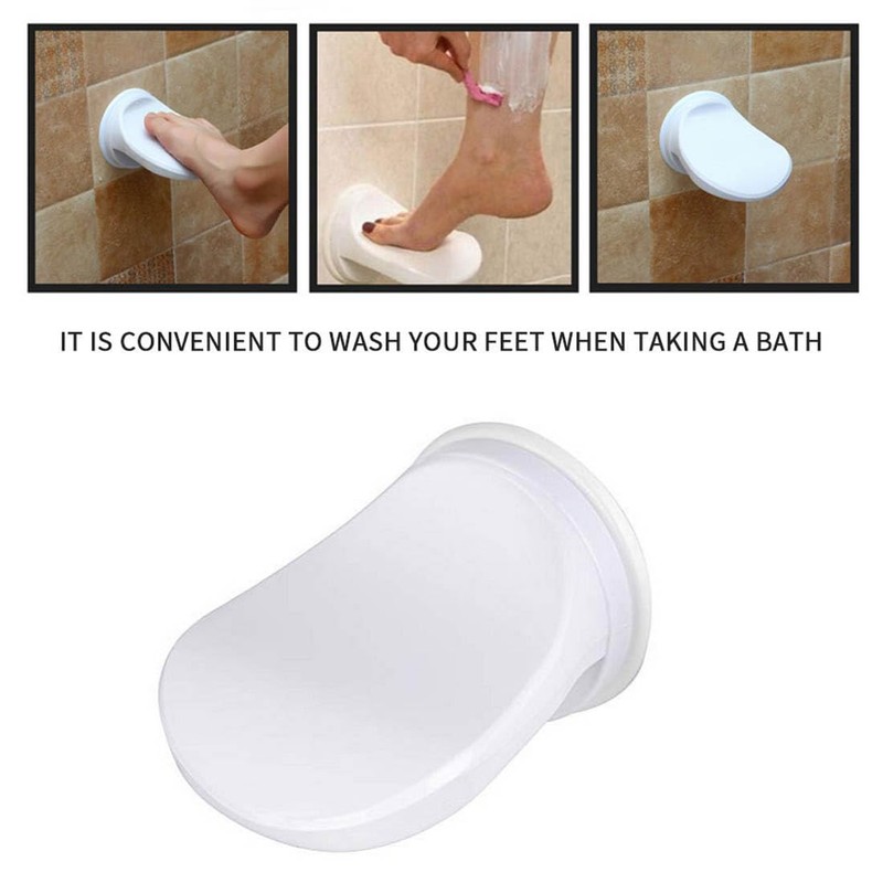 Plastic Shower Foot Rest,Bathroom Shaving Leg Aid Rest Suction Cup