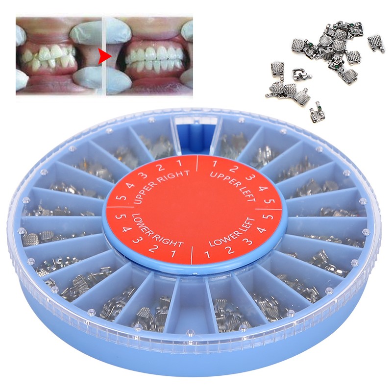 400pcs Dental Orthodontic Metal Brackets ROTH345 Hook Dental Orthodontic Supplies
