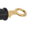 Snap Handle Drain Plug Rubber Brass Twist Design Long Lasting
