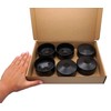 SKIR'CO Pack of 6 Fence Post Caps Round 76 mm
