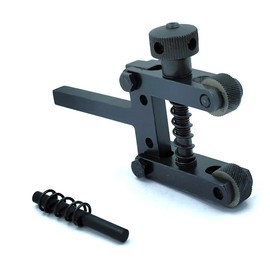 Herramienta de moleteado tipo abrazadera con resorte de 2 cm de capacidad para tornos de 3/8" de vástago herramienta (U)