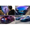 AUTOGOODY 84" x 60" Gloss Metallic Chameleon Purple Teal Vinyl