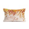 Fukeen Hello Fall Maple Leaves Throw Lumbar Pillow Covers 12x20