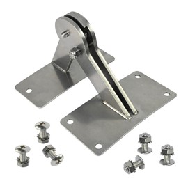Upgraded Stainless Hinge Gasket Kit Compatible with Weber Smokey Mountain WSM Smoker Grill 18.5 22.5 Smoker G-rill One Touch BBQ Quick Release ​- Let The lid Connect to The Grill