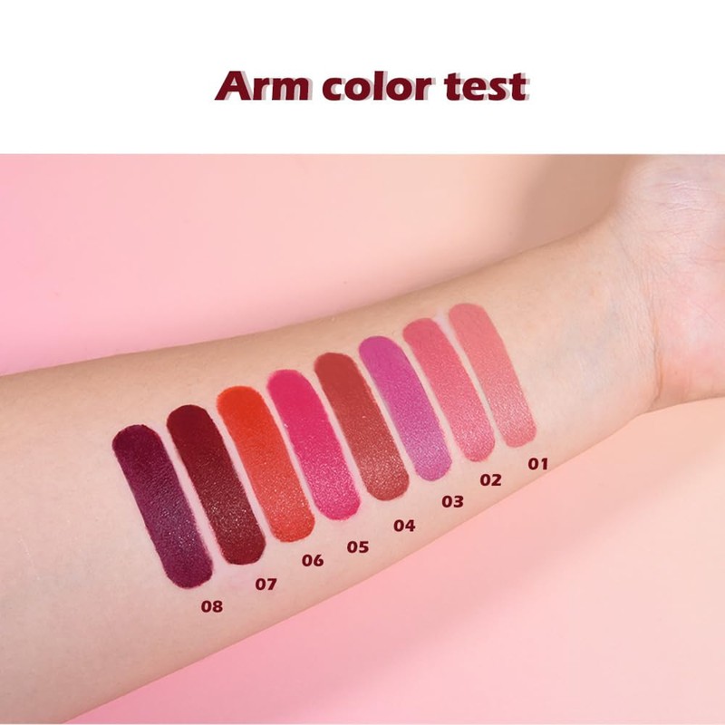 QIDSTERS Matte Lipstick Crayon for Women, Light Purple Lip Stick
