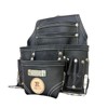 20-508 10 Pocket Rigger Heavy Duty Leather Tool Bag, White