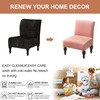 Eco-Ancheng - Funda para silla sin brazos, lavable, funda extraíble