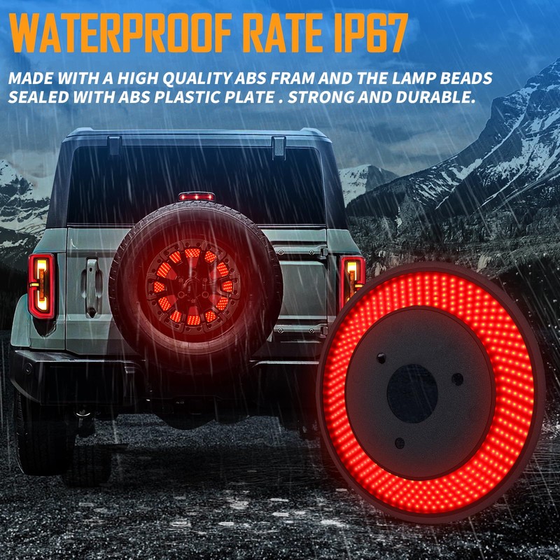 KARSAM Spare Tire Brake Light for Ford Bronco 2021 2022