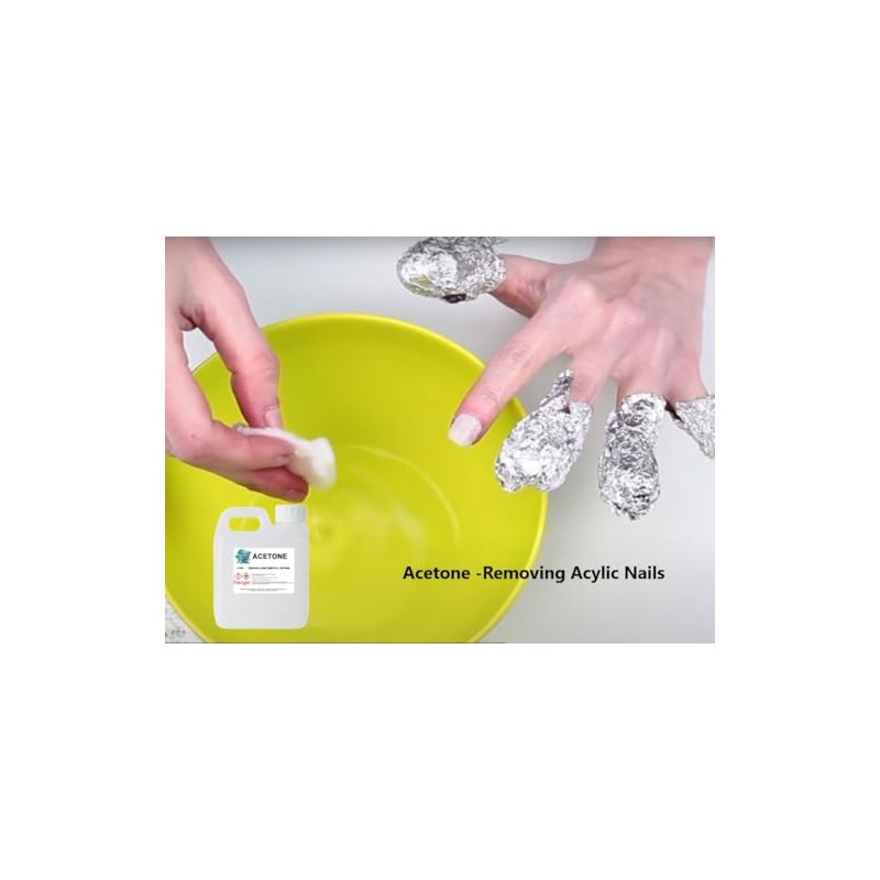 Pure Acetone Nail Polish Remover UV LED GEL Soak Off