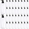 Zubebe 32 Pcs 16 oz Empty Plastic Pump Bottles Lotion