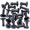 Rexka 20pcs Bumper Cover Retainer Tow Bracket Cover Body Liner