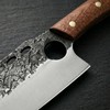 KOFERY Hand Forged Serbian Cleaver for Outdoor Kitchen & Meat