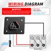 CASISPRO 48V Golf Cart Charger Receptacle for EZGO RXV &