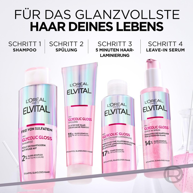 L'Oréal Paris Elvital Glycolic Gloss Serum for Dull and Lustreless