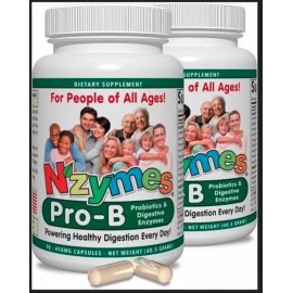 Nzymes Pro-B Probiotics & Digestive Enzymes 90 Capsules 2.9oz