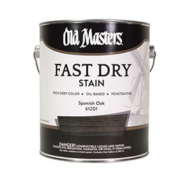1 Gal Old Masters 61201 Spanish Oak Fast Dry Stain Interior Oil-Based Wood Stain