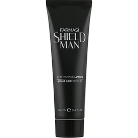 FARMASi Shield Man Amino Acid After-Shave Balm, 100ml/3.38flOz - Soothing After-Shave, Hydrating, Moisturizes Skin, Smoothness, Daily Use, Skincare, Amino Acids, Post-Shave