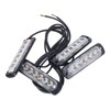 4pcs Side Marker Light Aluminum 12V to 24V 18 Lighting