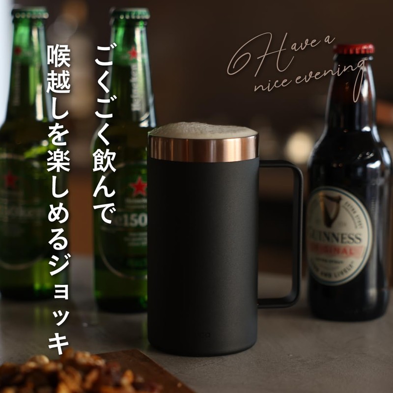 CBJAPAN UCA Tumbler, 16.9 fl oz (500 ml), Black, Vacuum
