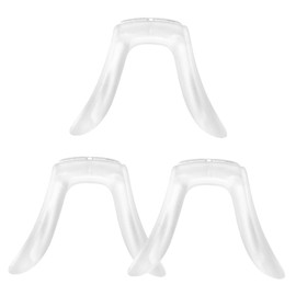 3pcs Silicone Eyeglasses Nose Pads Soft Glasses nosepads Eye Glasses Repair Parts Eyeglass Parts Nose Bridge for Glasses Glasses Supplies Comfortable Student