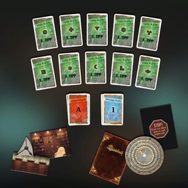 Kosmos 694036 EXIT – Das Spiel, The Scary Villa, Level: Advanced Escape Room Game, EXIT Game for 1-4 Players from 12 Years, A Unique Board Game