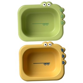 IWOWHERO 2pcs Boys and Girls Soaking Bath Basins Newborn Baby Washbasin Portable and Cartoon Spa Bath Tub for Infants