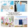 Clothes Pegs, Set of 60 Plastic Durable Feathers Clothes Pegs