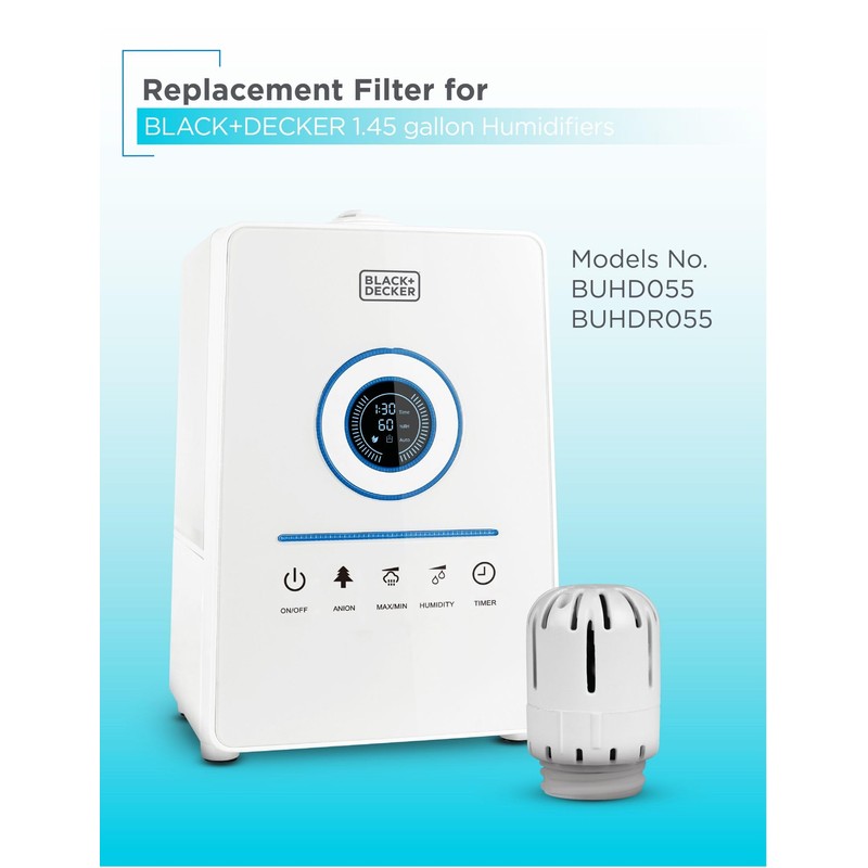 BLACK+DECKER HF2 Replacement Filter for 1.45 Gallon Ultrasonic Humidifier