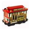 City-Souvenirs Musical San Francisco Cable Car Wooden Replica 6 Inches