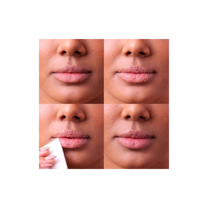NCLA 100% natural, azúcar vegana, exfoliante de labios (melocotón)
