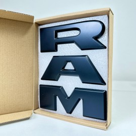 2019-2023 RAM 1500 Black Grille Emblem | Stylish Truck Badge Logo