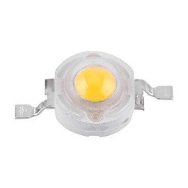 LED 1 Watt, LED Chip 3 W, High Performance LED, LED Chip 1 W, LED 3 V, Cob LED Smd, LED Diodes 3 V, SMD Lamp Beads, 3 V Round LED Chip Pack of 50 SMD 1 W LED Lamp Bead Chip for Home Floodlight