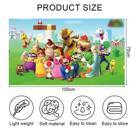 Siphus Strandtuch Kinder, Badetuch Kinder, Strandhandtuch Kinder, Handtuch Kinder, Badehandtuch Kinder, Beach Towel, Mikrofaser Badetuch 150x75cm
