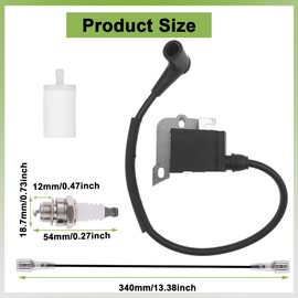 ZAMDOE 503901401 Ignition Coil Module for Husqvarna 50 51 55 61 254 257 261 262 266 268 272 XP 55 Rancher EPA for Jonsered 2054 450 455 525 630 670 2055 2095 Chainsaw 503 90 14-01 544018401 503620203
