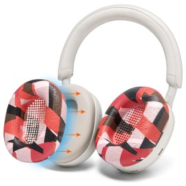 WC SweatZ XM5 - Fundas Protectoras patentadas para Auriculares Sony WH1000XM5 Solo Compatible con Auriculares supraaurales Sony XM5 | Resistente al Sudor y fácilmente Lavable | Red Prism