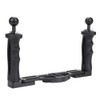 Underwater Tray, Aluminum Tray with Two Handles Underwater Camera Housing
