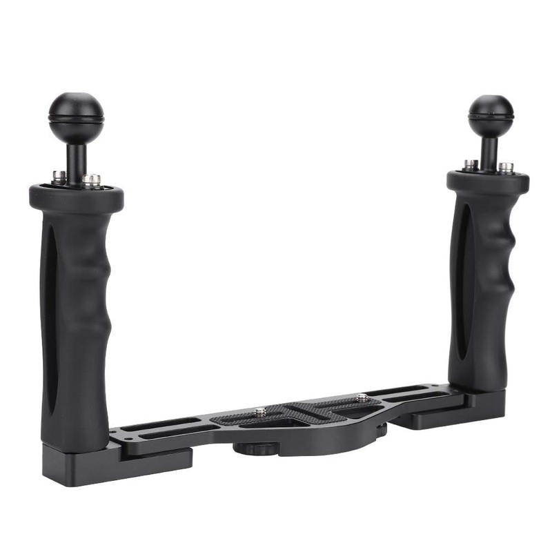 Underwater Tray, Aluminum Tray with Two Handles Underwater Camera Housing