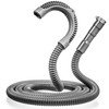 Universal Washing Machine Drain Hose - 10 Ft Corrugated and Flexible Installation Washer Hose Drain Replacement - Reinforced Washer Hoses with Clamp (10)
