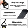 GVPOELR Pack of 8 Leather S Hooks, S Hooks with