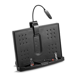 Superior Essentials - Soporte portátil para libros y documentos, con luz sujetable y extraíble