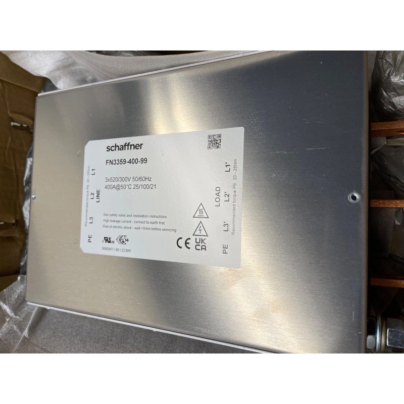 Schaffner " 2022 "SCHAFFNER FN3359-400-99 , 3 PHASE 400A High-current