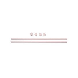 Easy Track Rr1036 Wardrobe Rod/End, 35", White