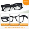 REAVEE 3 Pack Oversized Oprah Style Reading Glasses for Women,