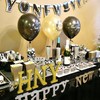 TONIFUL 8 Inch Gold Glitter Letter H Table Centerpiece A-Z