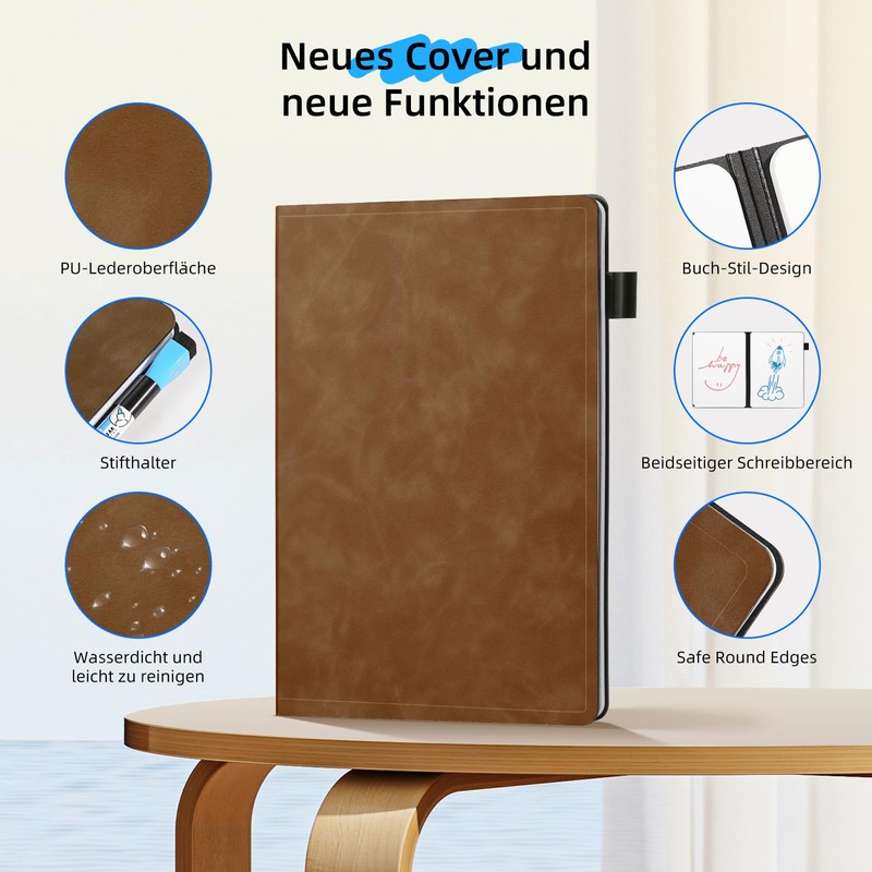 AGM A5 Mini Whiteboard, Small Whiteboard, Portable Writing Board with