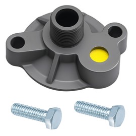 LQYLMY Oil Filter Adapter Spin On Bypass with 2 Bolts Compatible with Small Block Chevy V8 Engines SBC 305 307 327 350 400 BBC 396 402 427 454 Replace#: 3952301