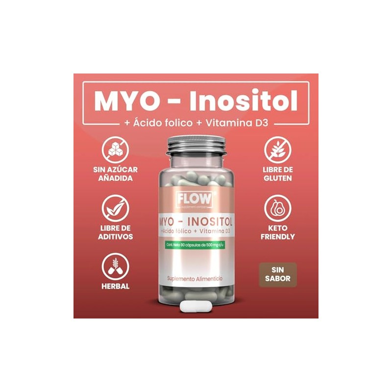 Myo Inositol Pack por 3 - Flow Supplements - Vitaminas