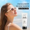 Tallow Sunscreen, Beef Tallow Sunscreen with Zinc Oxide, Non-Greasy Formula