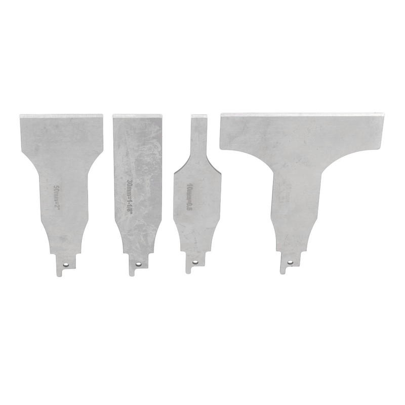 4PCS Reciprocating Saw Scraper Blade Multifunctional Stainless Steel Tile Cleaning