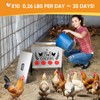 95 lb Chicken Feeder with 10 No-Waste Ports – Extra-Large